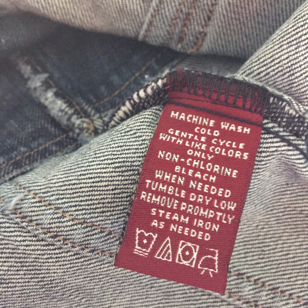 Jones Wear Jeans Denim Jacket Embroidery Size 6 - Picture 6 of 6